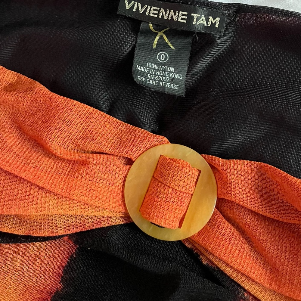 Vivienne Tam Vintage Mesh Strapless Top - Picture 3 of 11